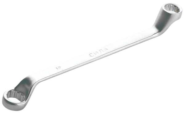 Ключ накидний 18×19 мм кут 75° Сила (201320)