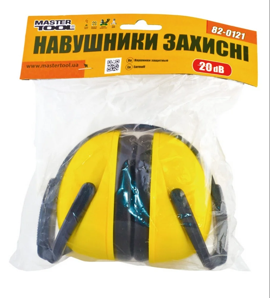 Навушники захисні MasterTool SNR 27 dB (82-0121)