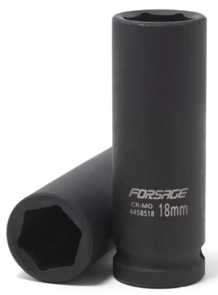 Ударна глибока торцева головка 6-гранна 25 мм 1/2" Forsage (F-4458525)