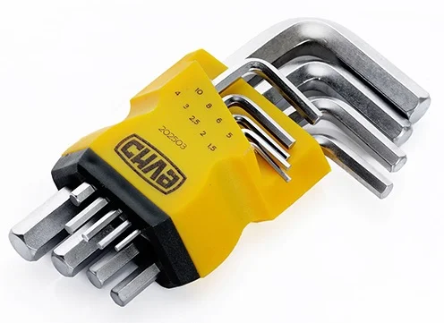 Набір шестигранних ключів HEX 1.5-10 мм 9 од. Сила 202503