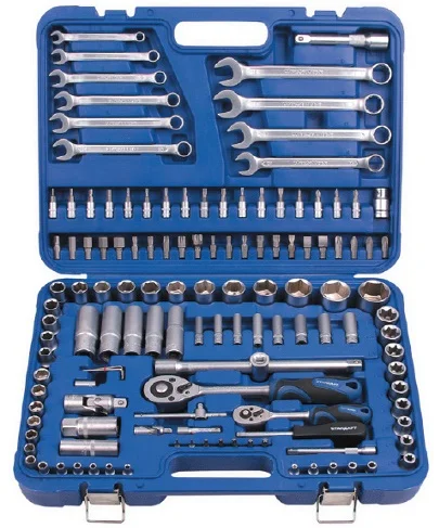 Набір інструментів Стандарт 1/2" + 1/4" 130 од. 6-гранний (ST-0130)