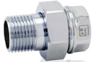 Згон прямий (американка) FADO 1 (хром)