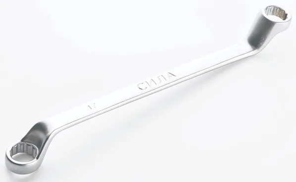 Ключ накидний 14×17 мм кут 75° Сила (201317)