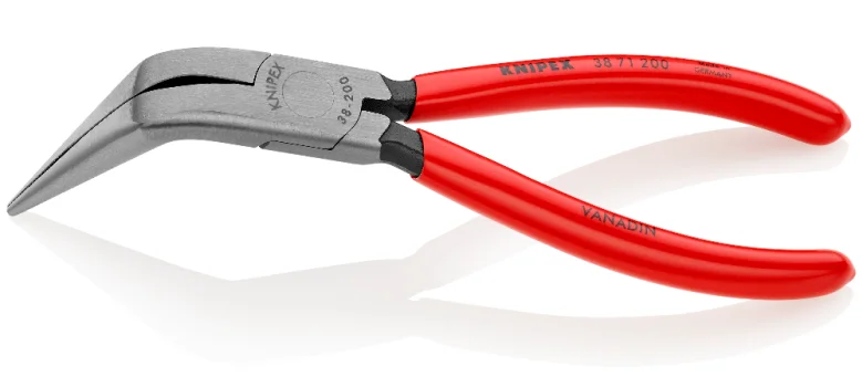 Плоскогубці механіка захватні з наконечниками під кутом 70° Knipex L=200 мм (38 71 200)