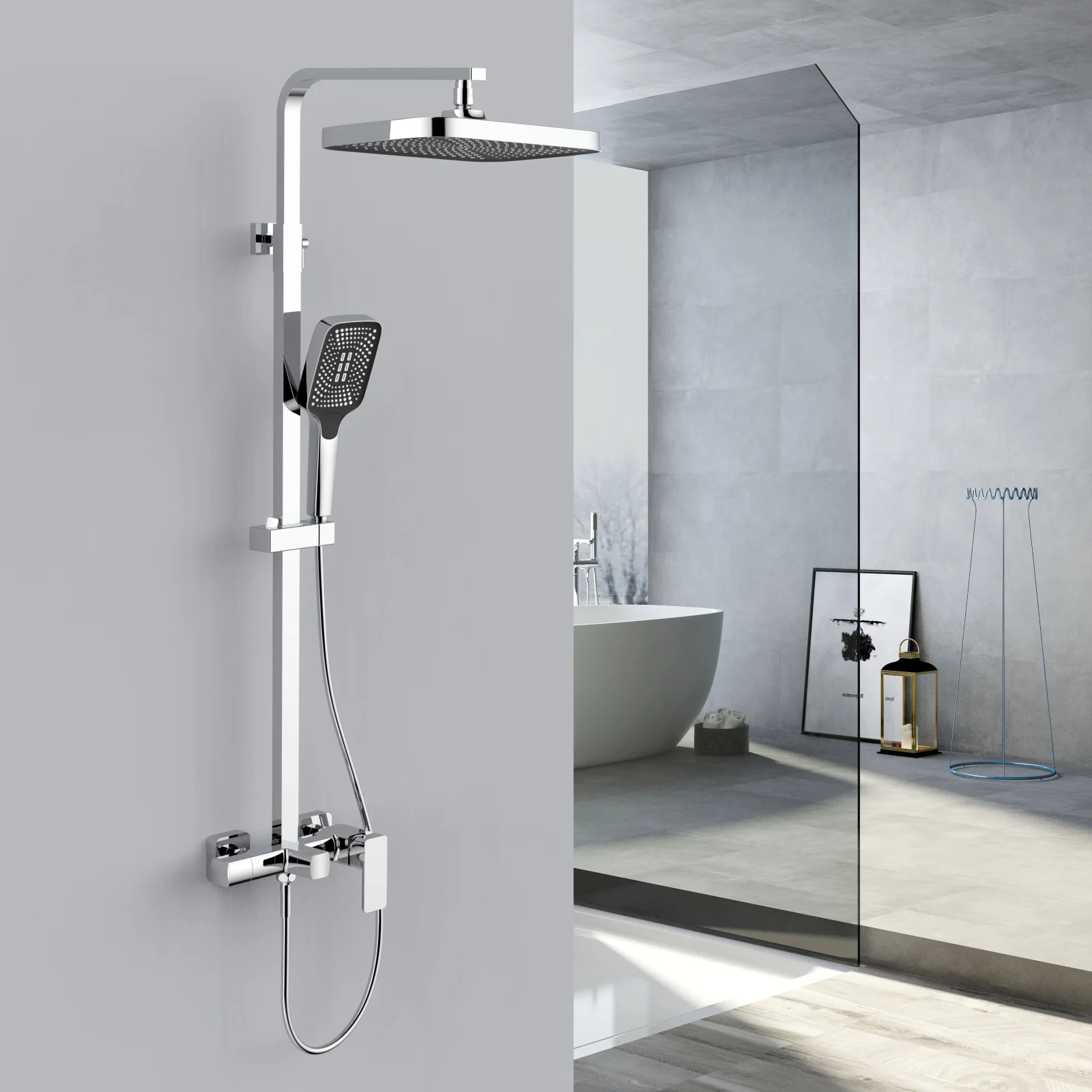 Душова система Qtap Capricorn 53103KNC Хром - фото 8