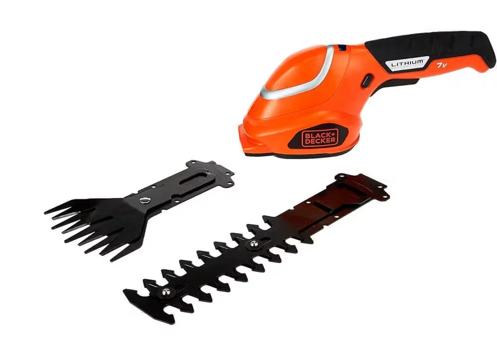 Кусторез-ножницы аккумуляторные Black+Decker GSL700KIT - фото 2