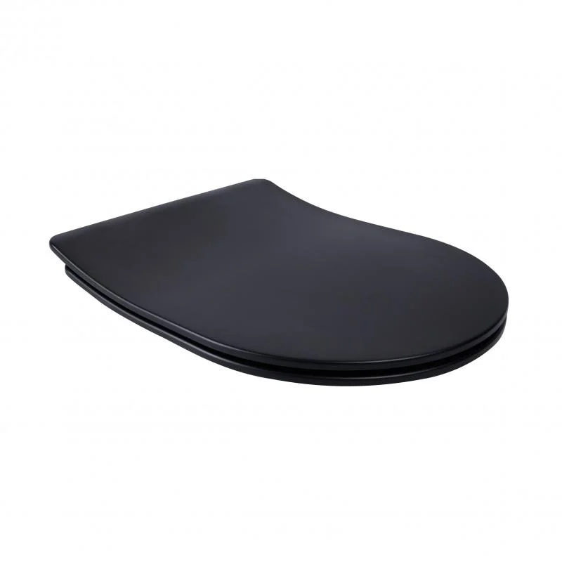 Сидіння для унітаза Qtap Robin, Scorpio QT99U184UF450MB Slim мікроліфт Чорний