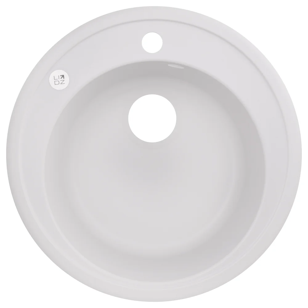 Кухонная мойка Lidz (WHI-01) 510/200 Белый