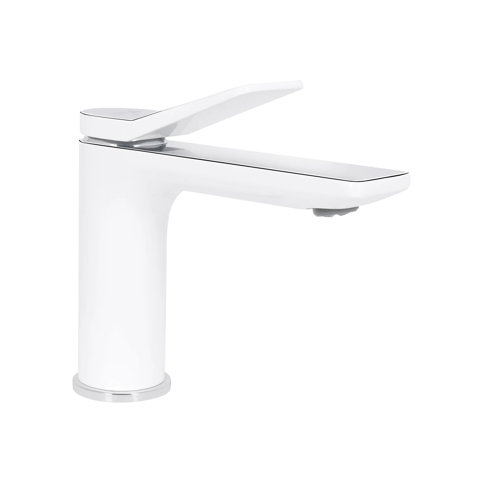 Смеситель для раковины Qtap Presto 270 Хром / Белый
