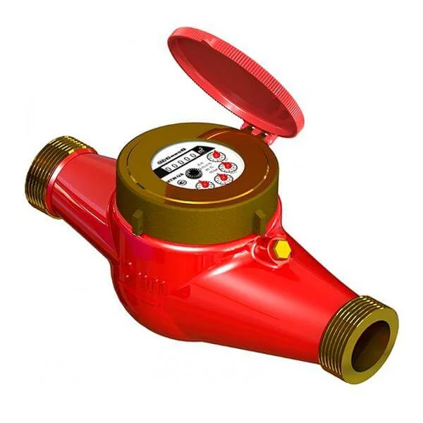 Лічильник води GROSS MTW-UA 50 (з згоном бронза) для гарячої води