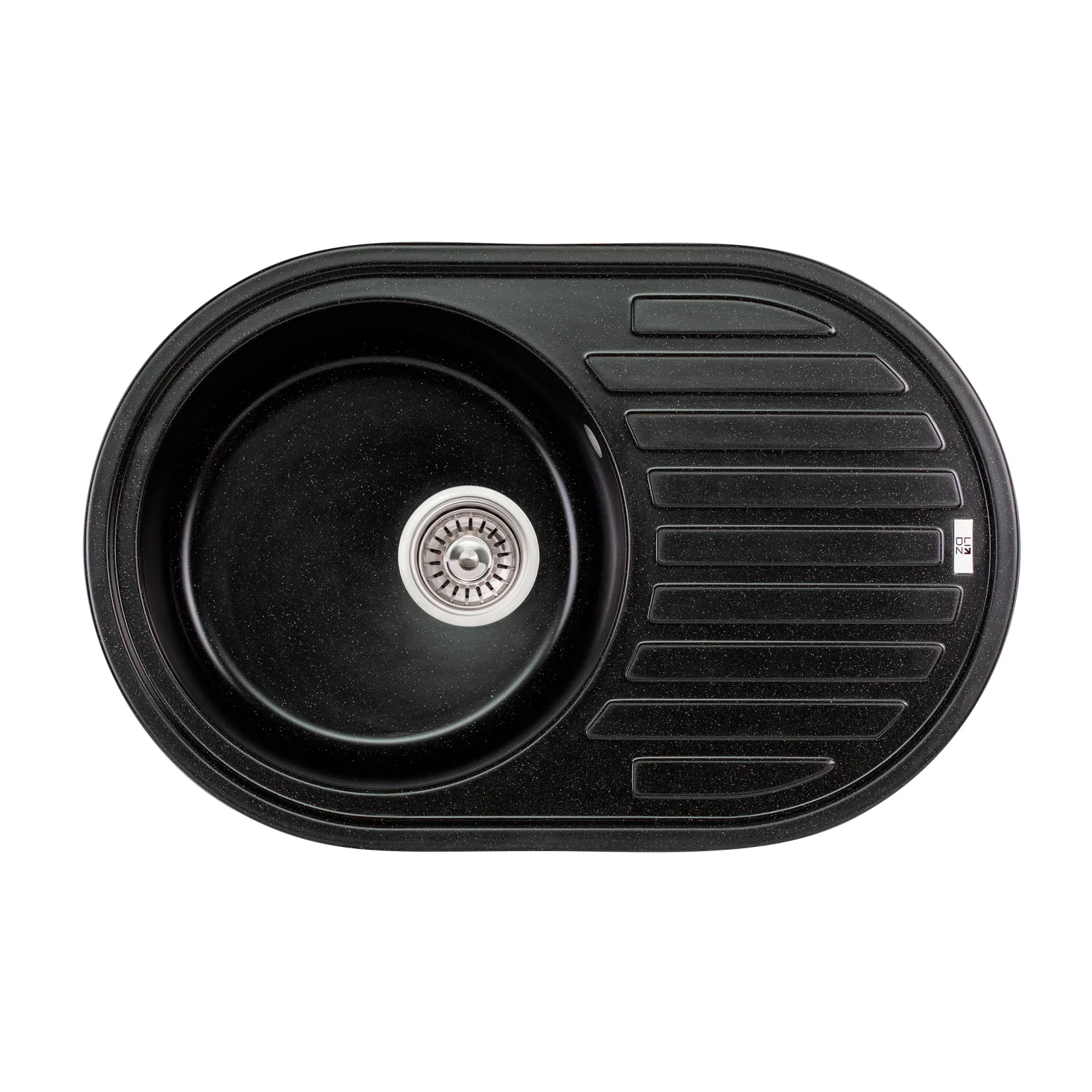 Кухонная мойка Lidz (BLM-14) 780x500/200 Черный металлик