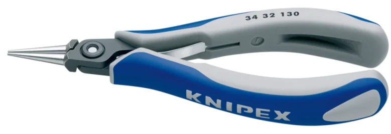 Точні прецизійні круглогубці для електроніки Knipex L=135 мм (34 32 130)