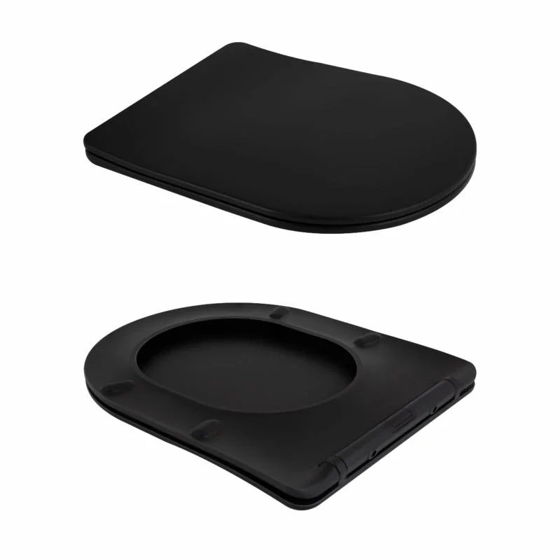 Унітаз підвісний Qtap Scorpio Ultra Quiet QT14332380AMB Чорний (Soft-close) - фото 8