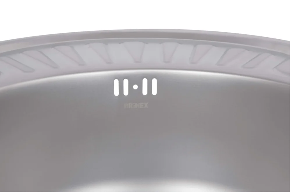 Кухонна мийка Brinex 5745 (Satin) 0,8 мм