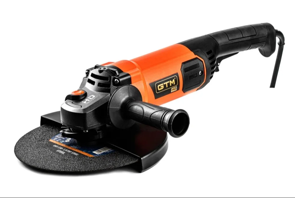 Кутова шліфувальна машина (болгарка) із плавним пуском 230мм 2300Вт 6500об/хв GTM (AG230/2300HD)