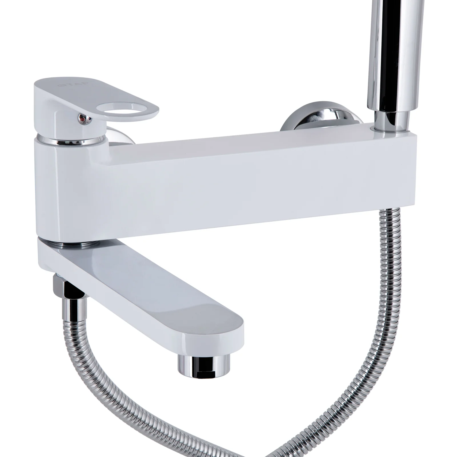 Смеситель для ванны Qtap Jay 260 Хром / Белый - фото 3