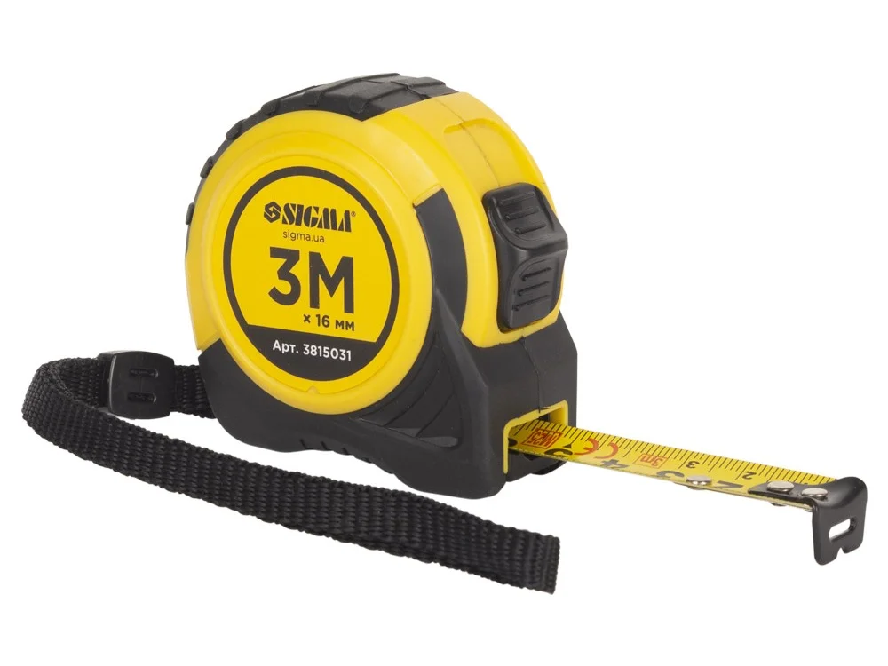 Рулетка Sigma Advanced 3м×16мм (3815031)