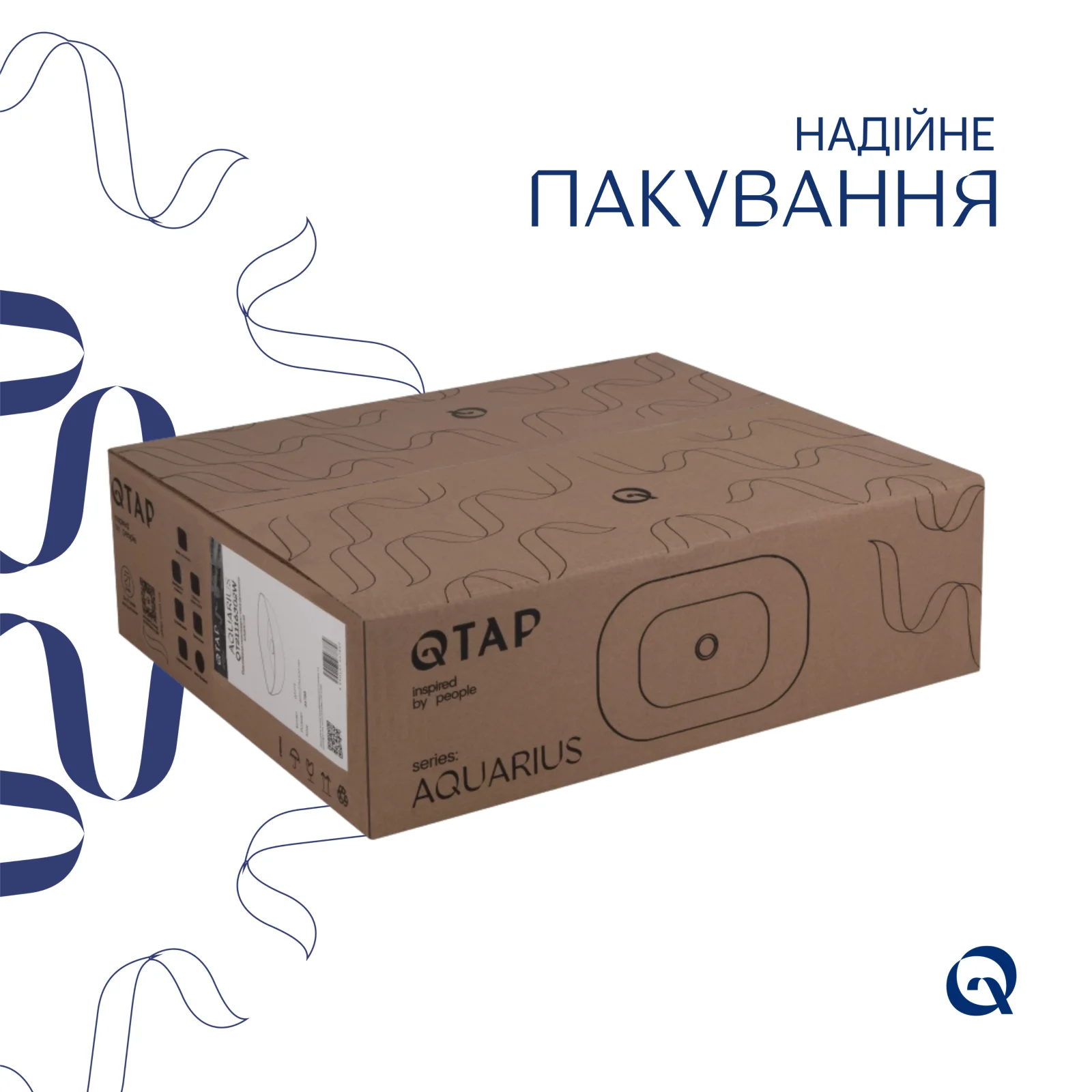 Раковина-чаша Qtap Aquarius 470x380x120 Белый - фото 5