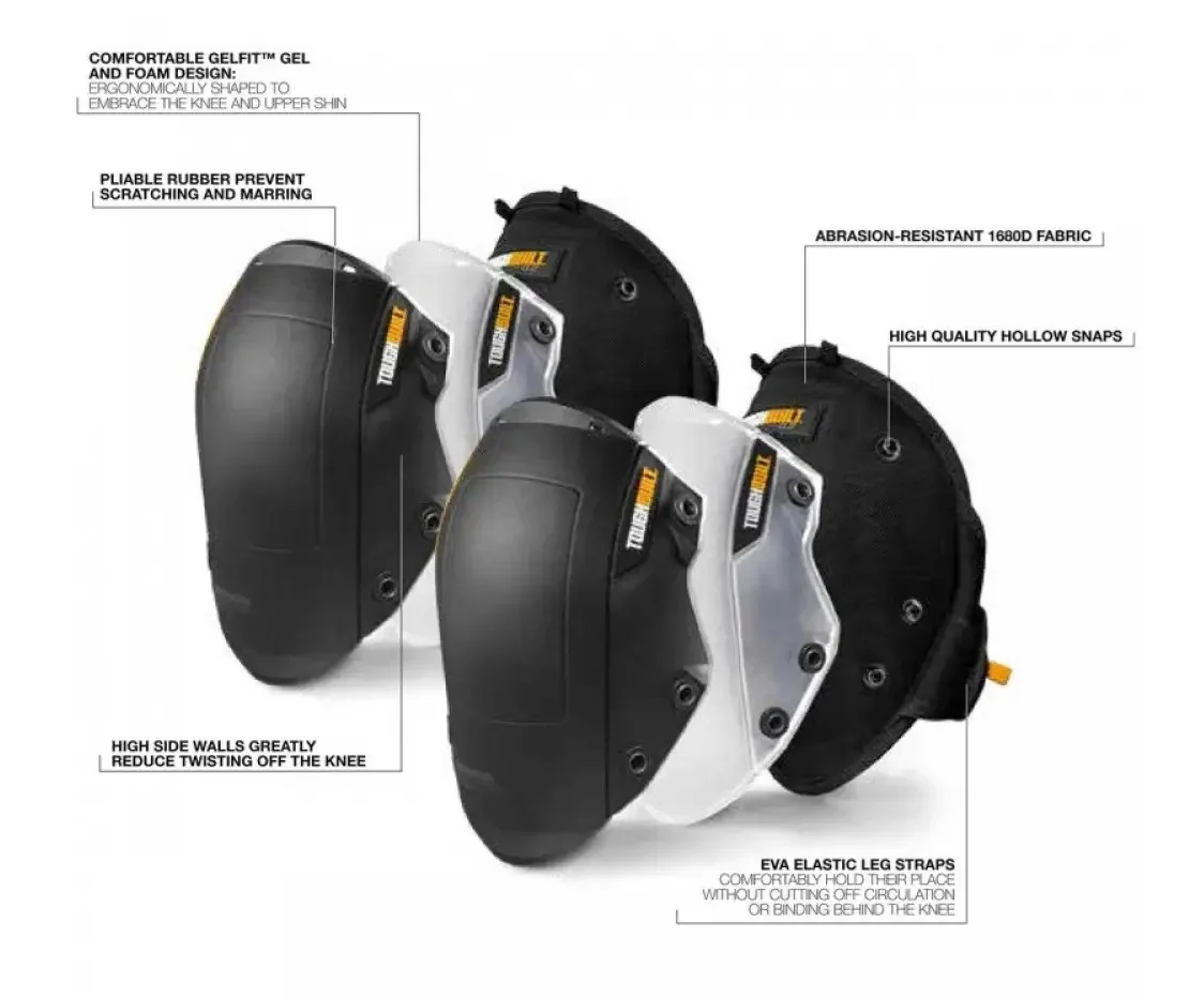 Наколінники ToughBuilt з лінії FoamFit™ (TB-KP-G2B)