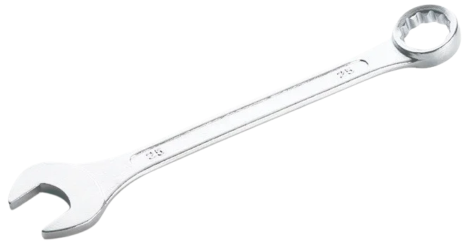 Ключ ріжково-накидний Стандарт 25 мм Сила (201025)