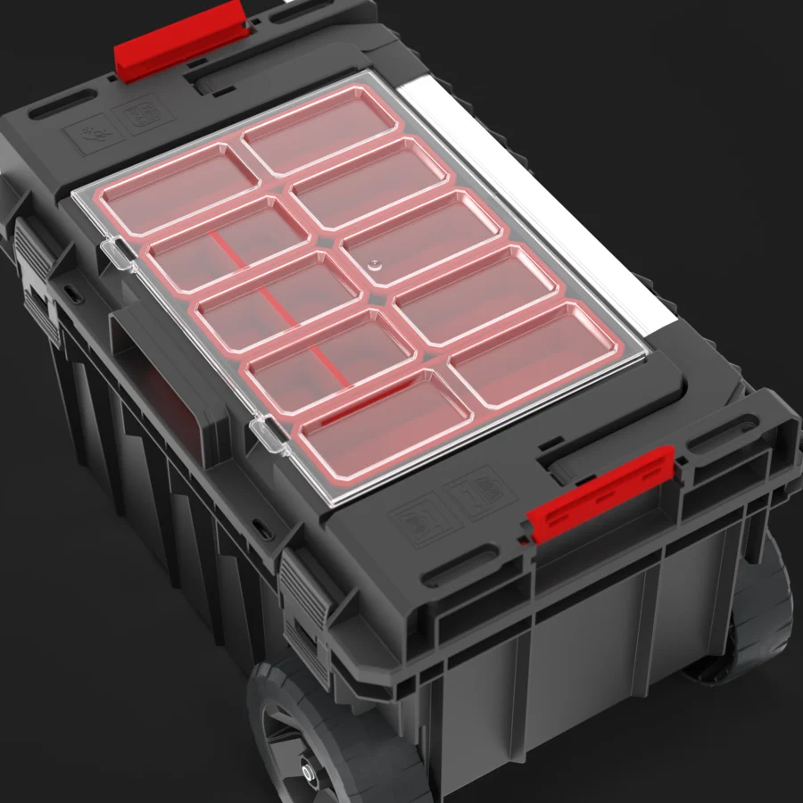 Ящик для инструментов на колесах Qbrick System ONE Trolley Expert (SKRWQONETECZAPG001) - фото 8