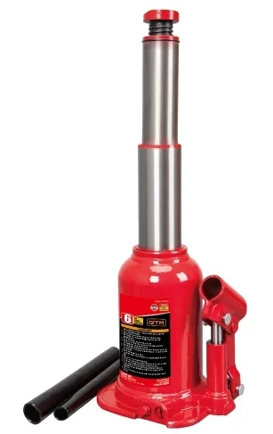 Домкрат гідравлічний пляшковий двоштоковий 6т GTM TF0602