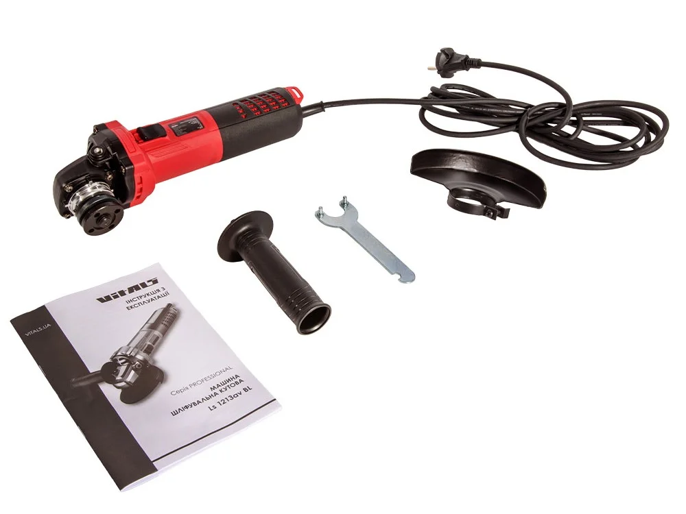 Болгарка з регулюванням обертів Vitals Professional Ls 1213av BL - фото 10