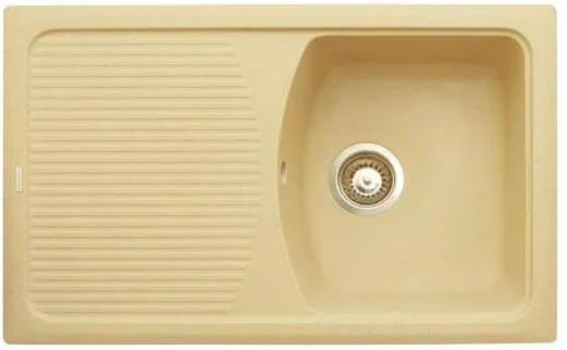 Кухонна мийка Granitika Cube Long (бежева)