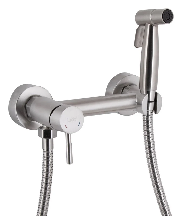 Гигиенический душ со смесителем Lidz Aria 110 LDARINEWNKS43393 Nickel - фото 2
