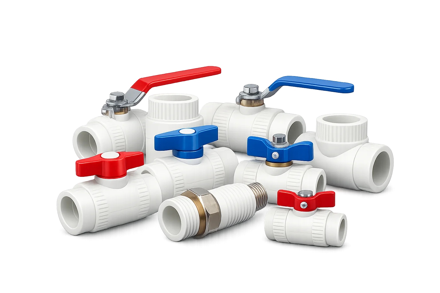 Крани поліпропіленові