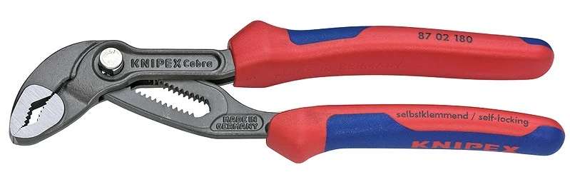 Кліщі розвідні сантехнічні Cobra 1-1/2" Knipex (0-42мм) L=180мм (87 02 180)