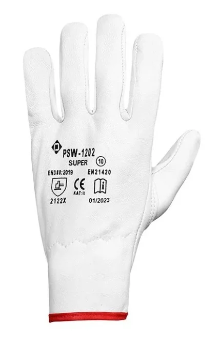 Шкіряні робочі рукавички Driver PSW 1202 Super Р11