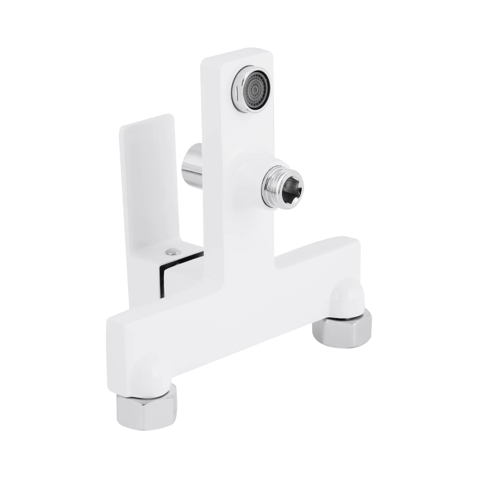 Смеситель для ванны Qtap Gemini 259 Хром / Белый - фото 5