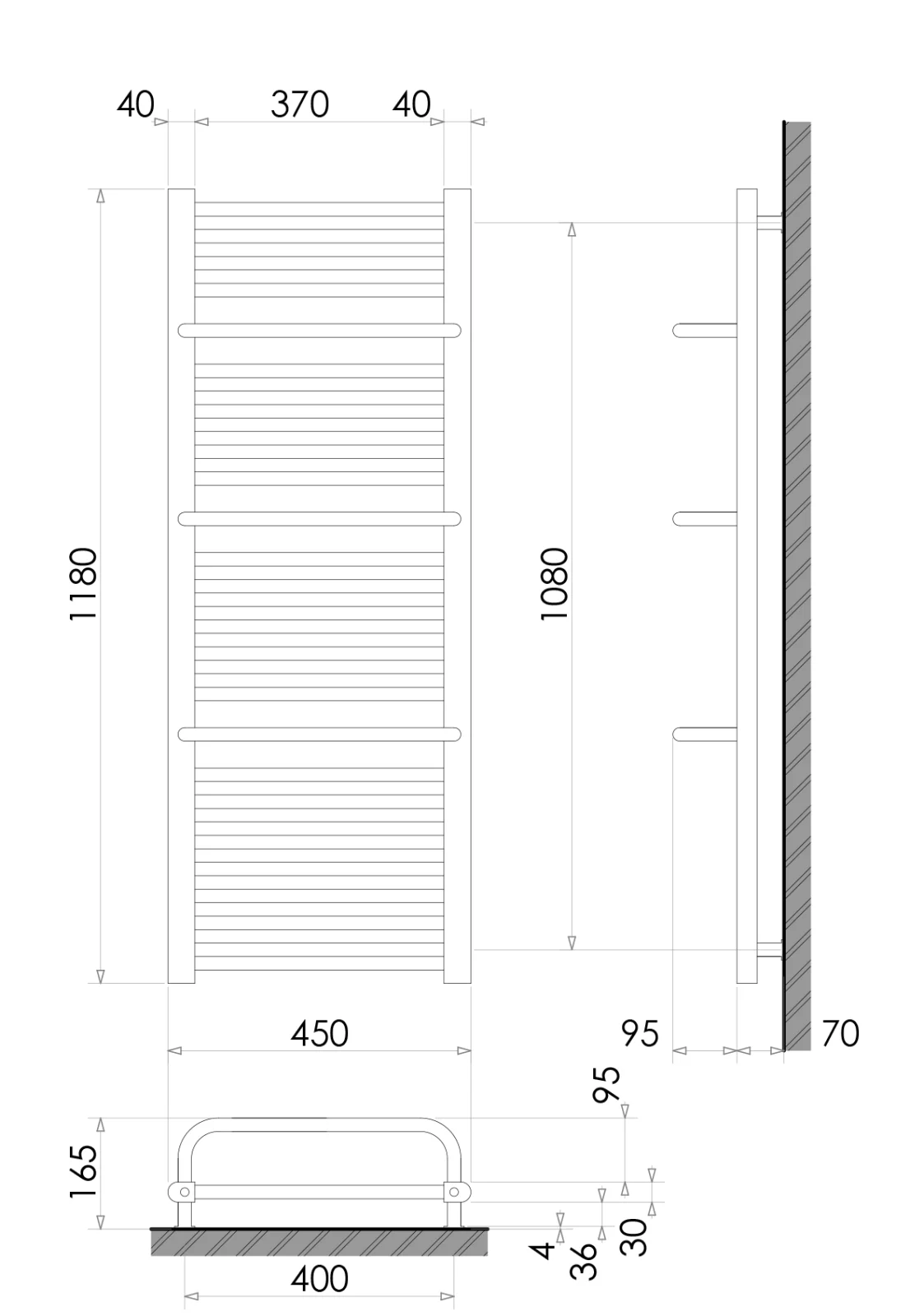 Полотенцесушитель Polywarm Berlin WD 26/45 - фото 3