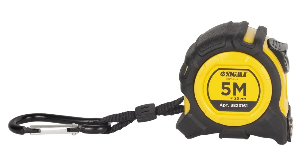 Рулетка магнітна Sigma Advanced 5м×25мм (3823161)