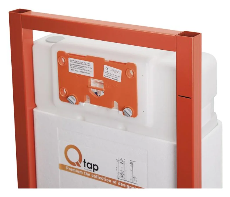 Інсталяція для унітазу Qtap Nest ST 4 в 1 (Клавіша змиву 150x220x13 мм, Satin, квадратна) - фото 3