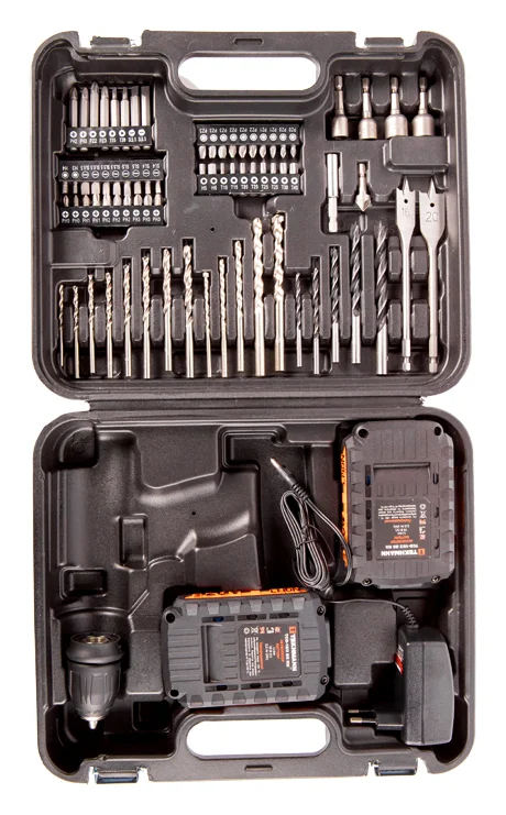 Шуруповерт акумуляторний Tekhmann TCD-18/2 BS KIT (850980) - фото 7