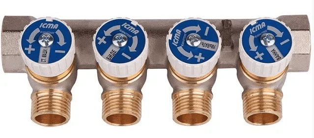 Колектор Icma 1" 4 виходи 87227PC06