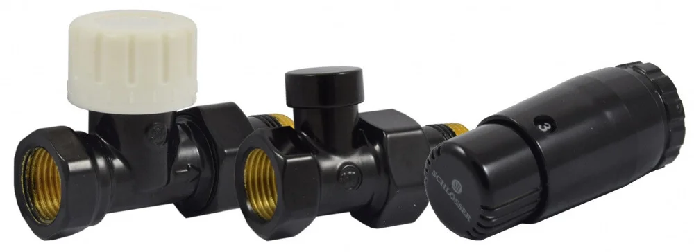 Комплект радіаторний прямий Schlosser 602200057.RAL90051