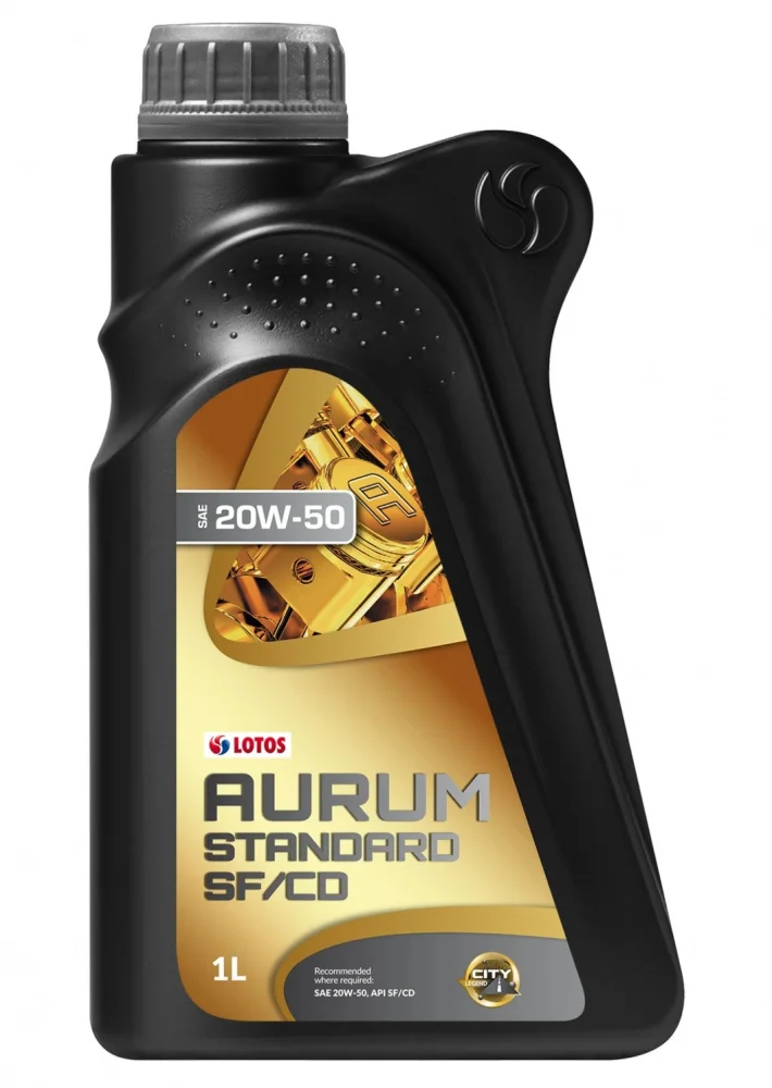 Олива моторна 20W-50 Aurum Standard Lotos 1 л WF-K105R70-0H0