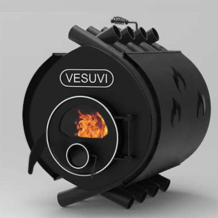 Печь-булерьян Vesuvi classic тип 00 (стекло + перфорация) 6 кВт - фото 3
