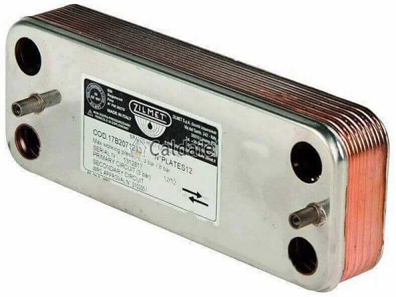 17B1902000 Вторинний теплообмінник на газовий котел (20 пластин)