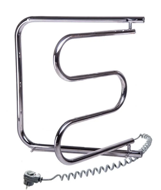 Рушникосушка електрична Navin Твін 600 х 600 поворотна комб нерж