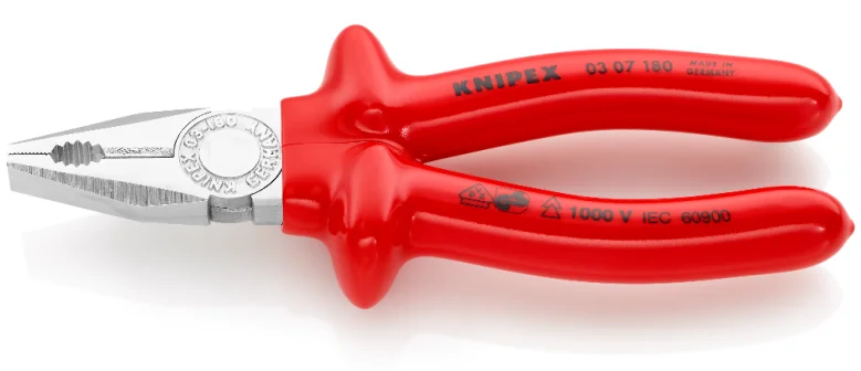 Пасатижі комбіновані Knipex L=180 мм (03 07 180)