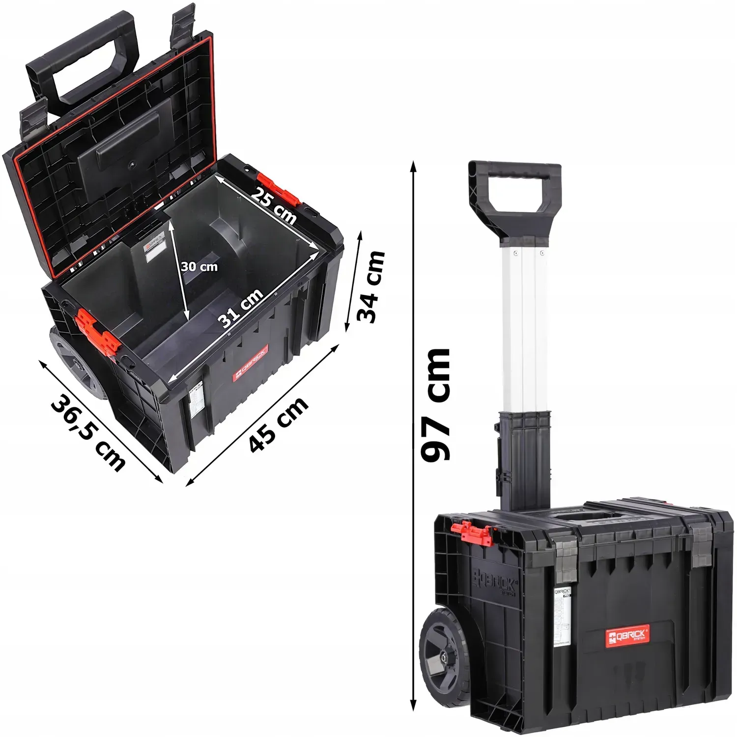 Набор ящиков для инструмента на колесах Qbrick System PRO SET 4 (Z256953PG003) - фото 4
