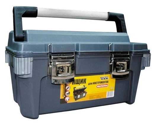 Скриня для інструментів ABS пластик з металевими замками 20" 500х275х265 мм MasterTool 79-2099