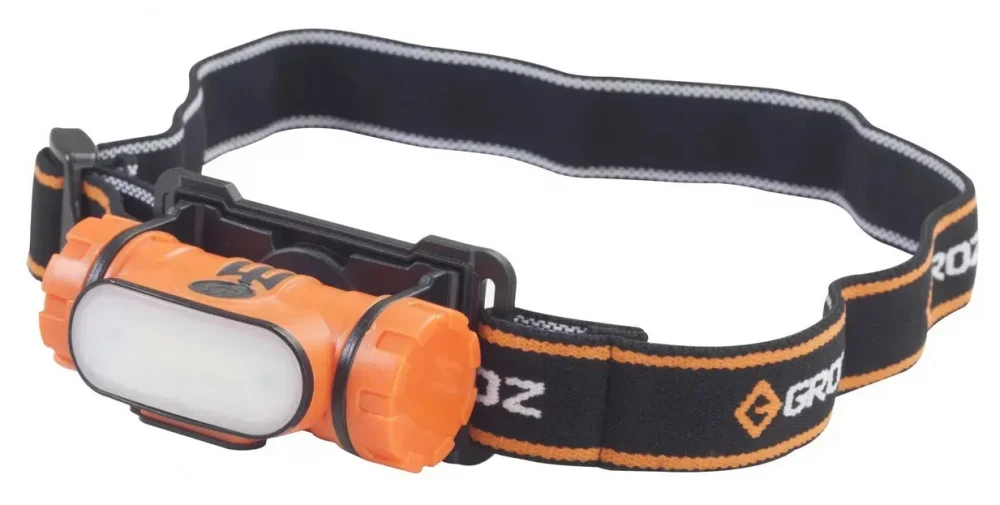 Ліхтар налобний світлодіодний акумуляторний 3W COB 150 Лм Groz LED-220 (55052)