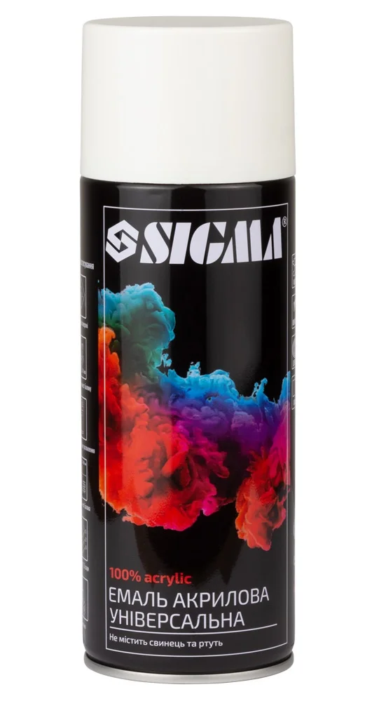 Емаль аерозольна акрилова RAL 9002 Кремовий глянець 400мл Sigma 2736791
