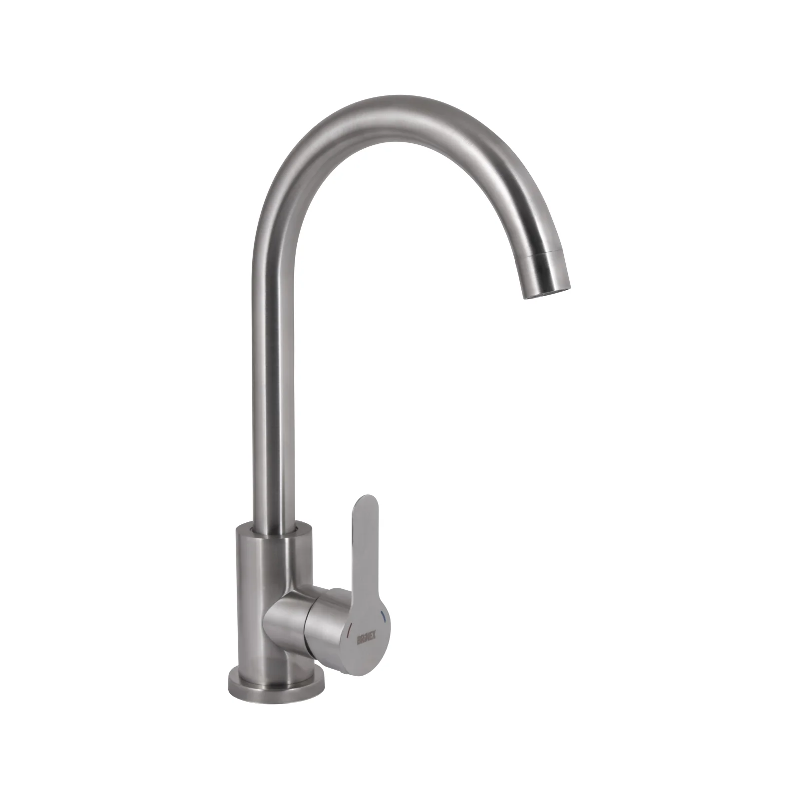Смеситель для кухни Brinex Pure 015F Никель