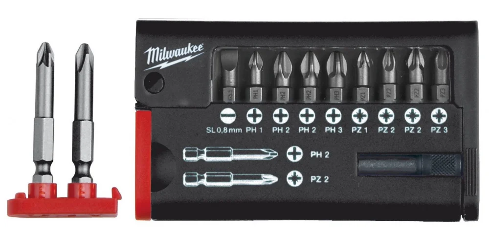 Набір біт з бітотримачем Milwaukee 12 од. (4932399513)